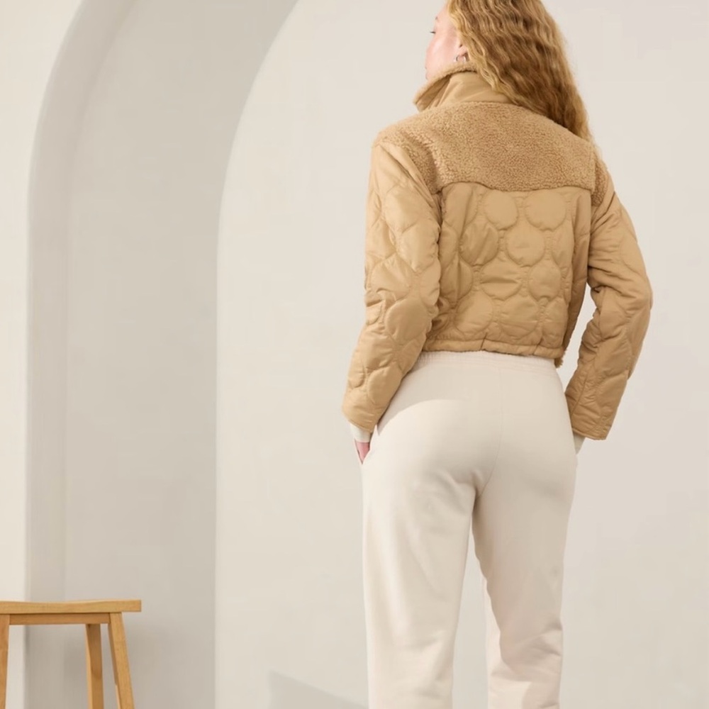 Athleta Fleece Hybrid Jacket - Picture 3 of 7